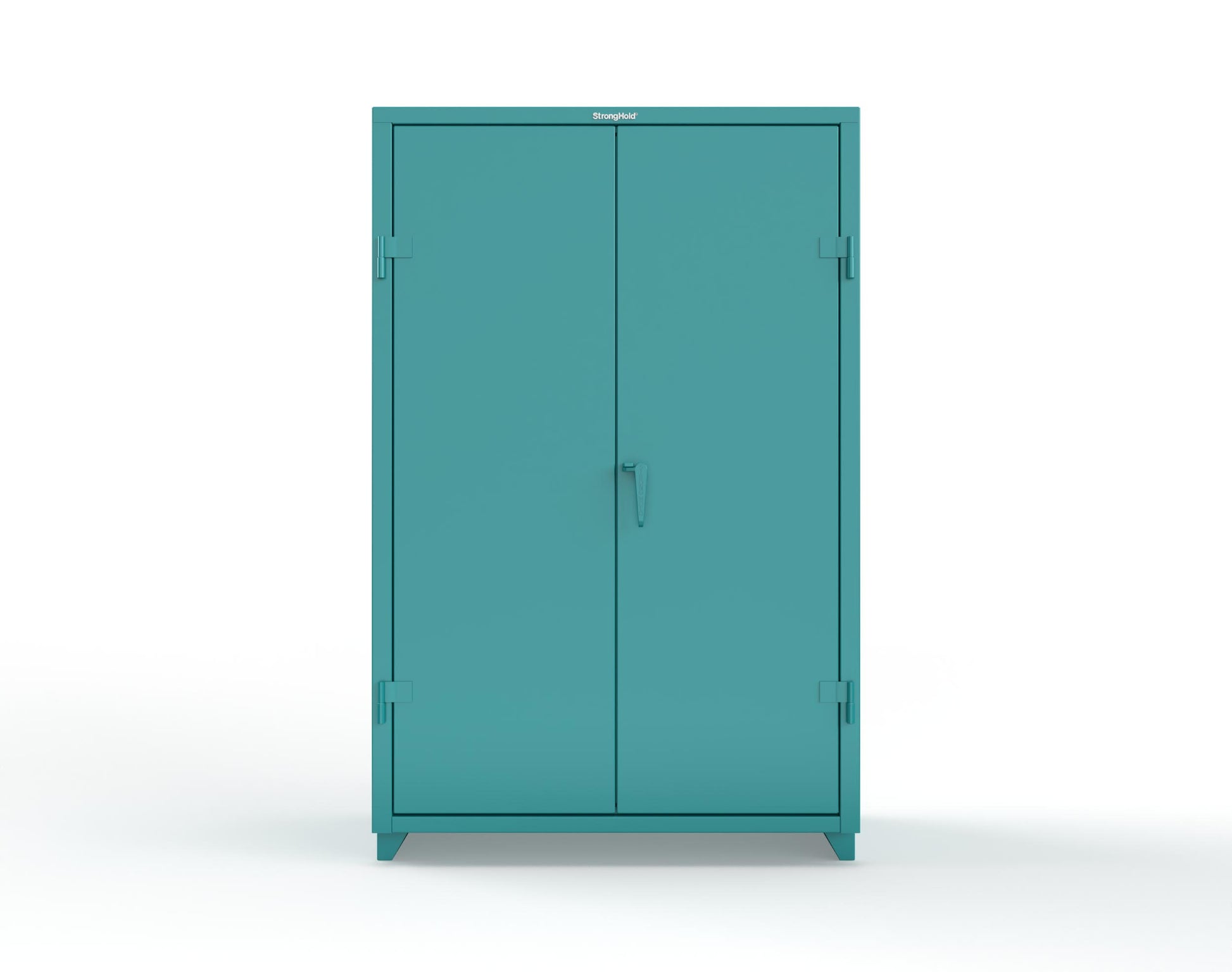 Extra Heavy Duty 14 GA Uniform Cabinet with 5 Shelves - 48 In. W x 24 In. D x 75 In. H - 46-W-245-L-5021