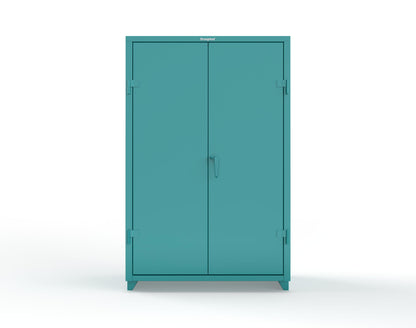 Extra Heavy Duty 14 GA Uniform Cabinet with 5 Shelves - 48 In. W x 24 In. D x 75 In. H - 46-W-245-L-5021