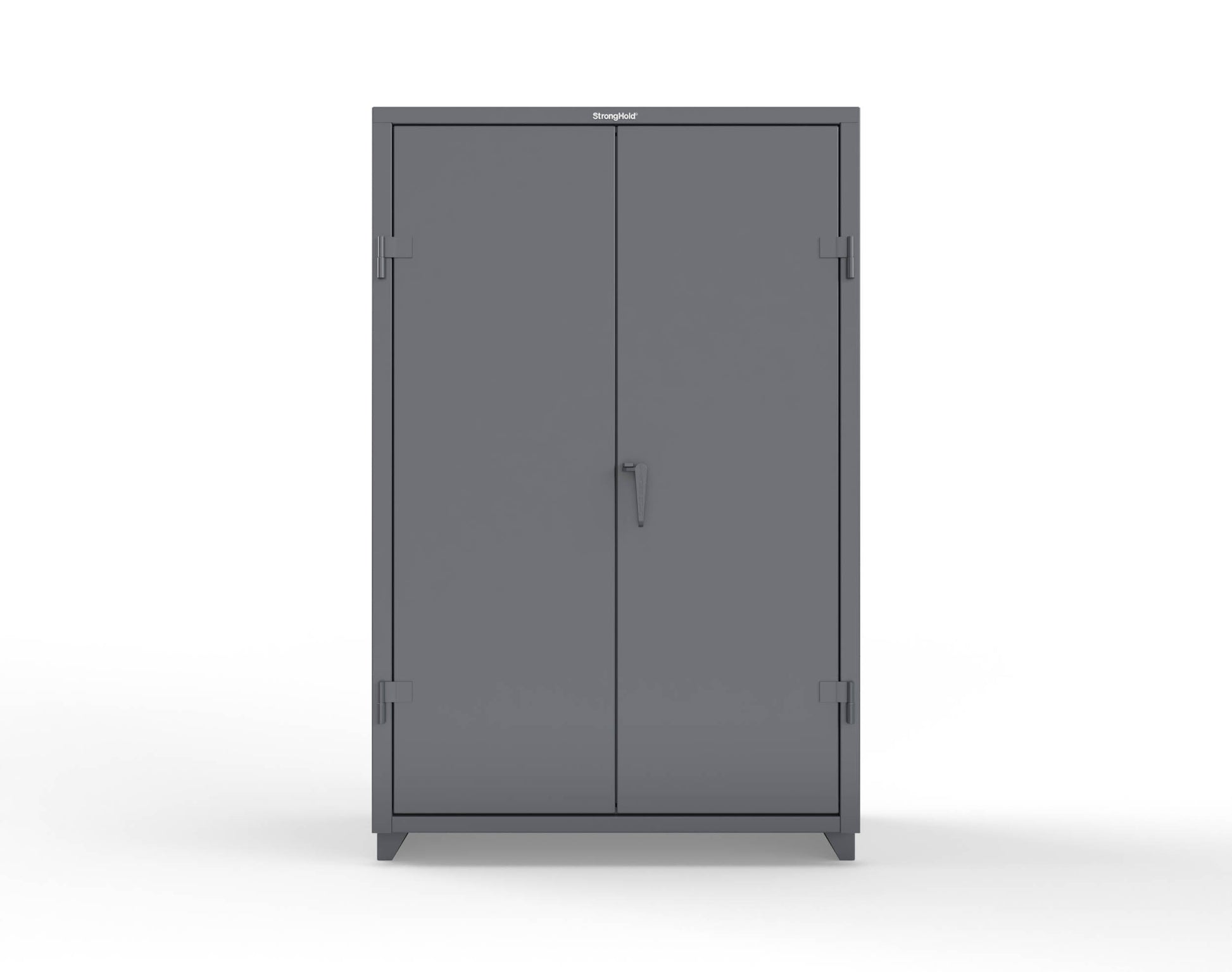 Extra Heavy Duty 14 GA Uniform Cabinet with 5 Shelves - 48 In. W x 24 In. D x 75 In. H - 46-W-245-L-7024