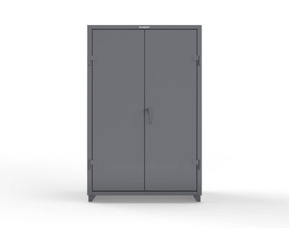 Extra Heavy Duty 14 GA Uniform Cabinet with 5 Shelves - 48 In. W x 24 In. D x 75 In. H - 46-W-245-L-7024