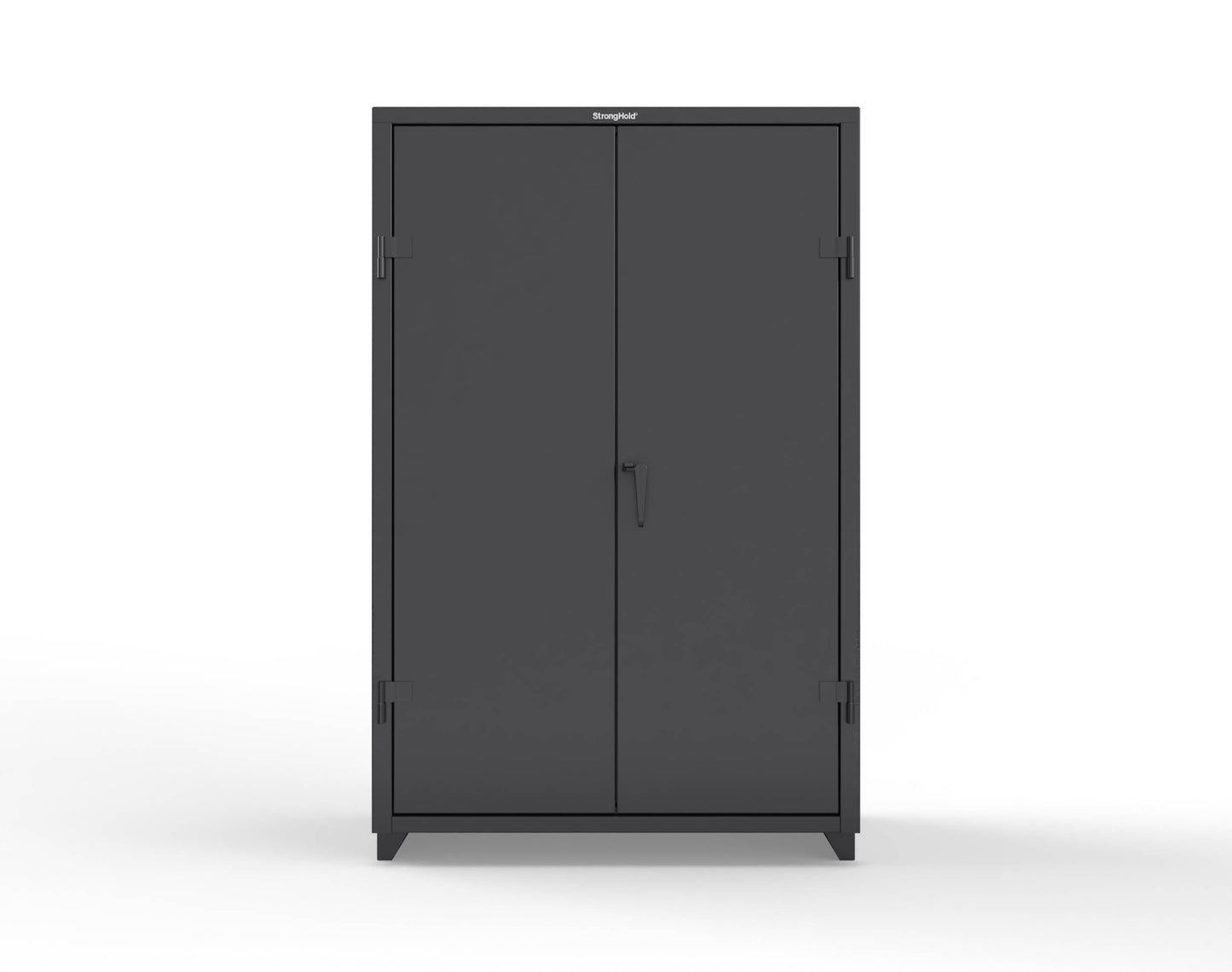 Extra Heavy Duty 14 GA Uniform Cabinet with 5 Shelves - 48 In. W x 24 In. D x 75 In. H - 46-W-245-L-9005