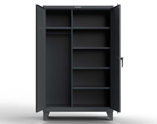 Extreme Duty 12 GA Uniform Cabinet with 5 Shelves - 48 In. W x 24 In. D x 78 In. H