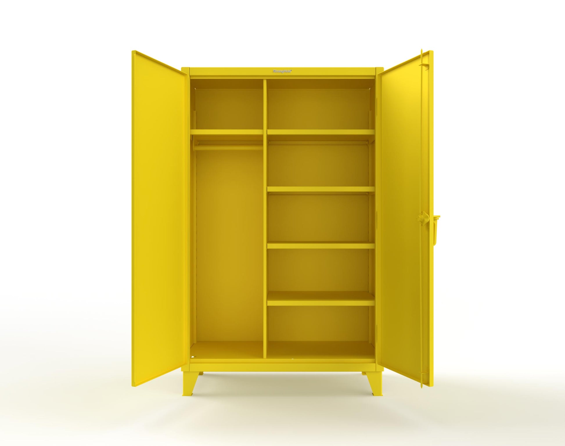 Extreme Duty 12 GA Uniform Cabinet with 5 Shelves - 48 In. W x 24 In. D x 78 In. H - 46-W-245-1021