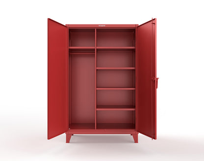Extreme Duty 12 GA Uniform Cabinet with 5 Shelves - 48 In. W x 24 In. D x 78 In. H - 46-W-245-3001