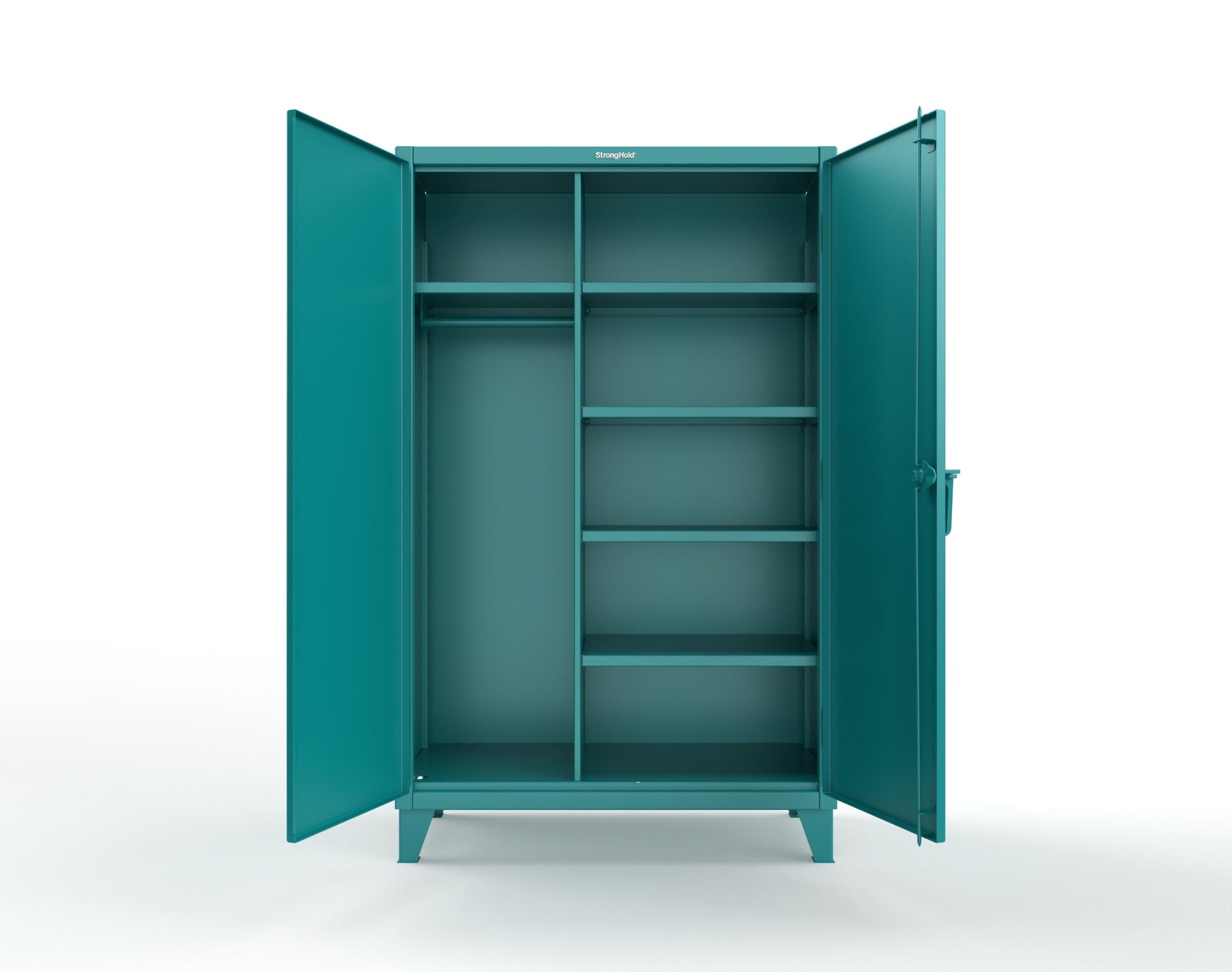 Extreme Duty 12 GA Uniform Cabinet with 5 Shelves - 48 In. W x 24 In. D x 78 In. H - 46-W-245-5021