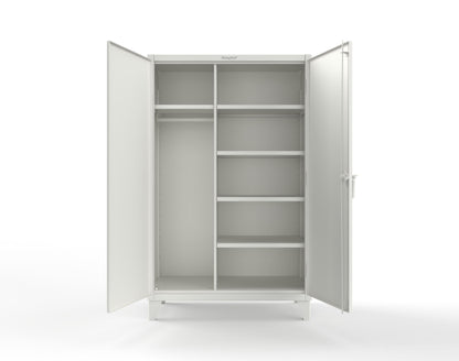 Extreme Duty 12 GA Uniform Cabinet with 5 Shelves - 48 In. W x 24 In. D x 78 In. H - 46-W-245-9003