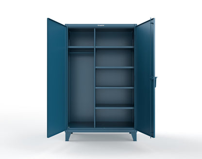 Extreme Duty 12 GA Uniform Cabinet with 5 Shelves - 48 In. W x 24 In. D x 78 In. H - 46-W-245-5001