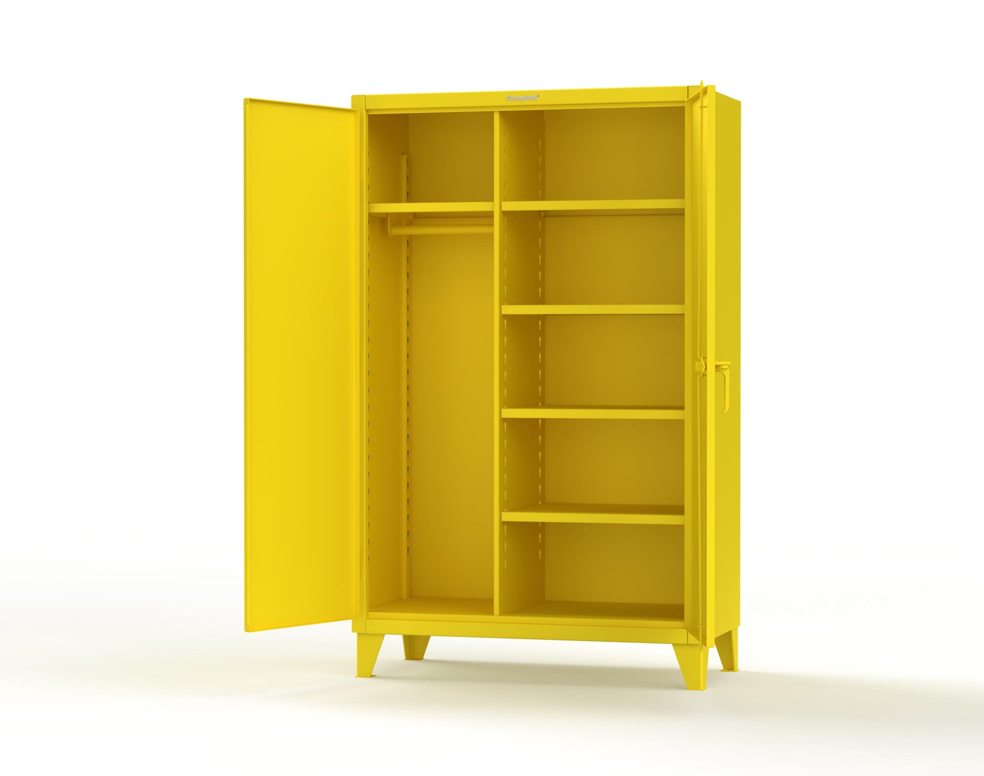 Extreme Duty 12 GA Uniform Cabinet with 5 Shelves - 48 In. W x 24 In. D x 78 In. H - 46-W-245-1021