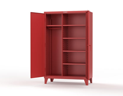 Extreme Duty 12 GA Uniform Cabinet with 5 Shelves - 48 In. W x 24 In. D x 78 In. H - 46-W-245-3001