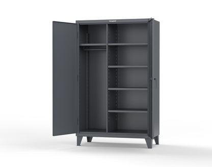 Extreme Duty 12 GA Uniform Cabinet with 5 Shelves - 48 In. W x 24 In. D x 78 In. H - 46-W-245-7024