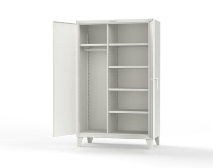 Extreme Duty 12 GA Uniform Cabinet with 5 Shelves - 48 In. W x 24 In. D x 78 In. H - 46-W-245-9003
