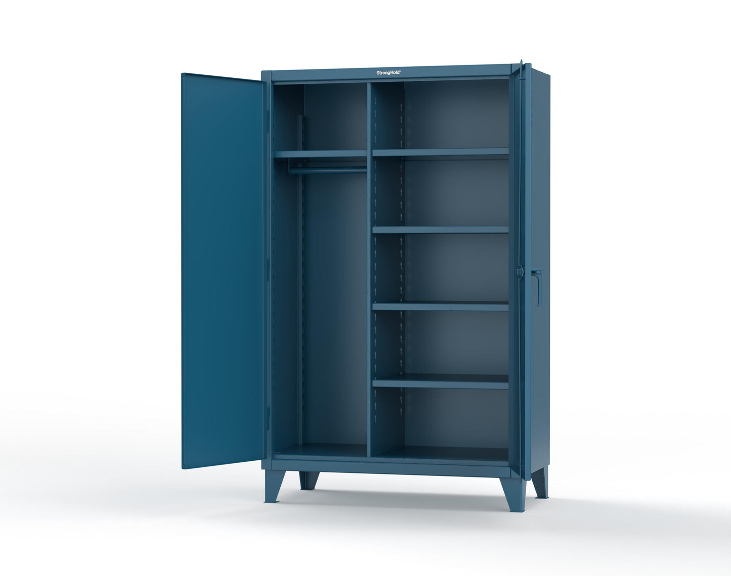 Extreme Duty 12 GA Uniform Cabinet with 5 Shelves - 48 In. W x 24 In. D x 78 In. H - 46-W-245-5001