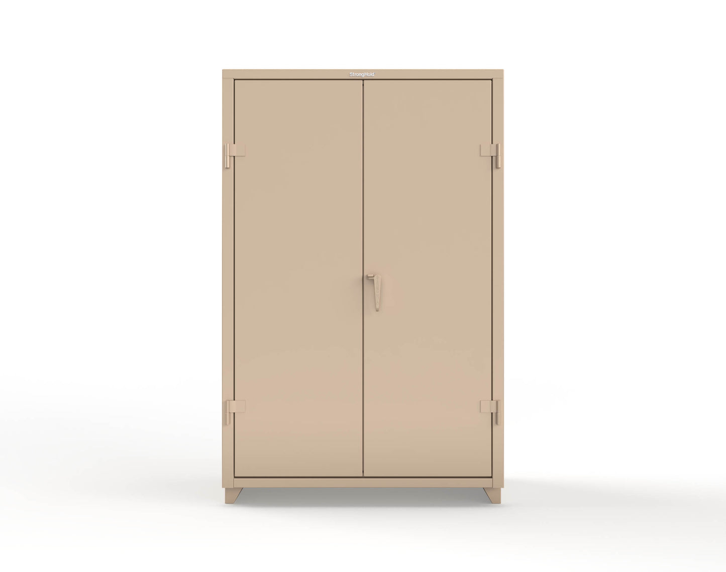 Extra Heavy Duty 14 GA Uniform Cabinet with Hanger Rod, 1 Shelf - 48 In. W x 24 In. D x 75 In. H - 46-WR-241-L-1019