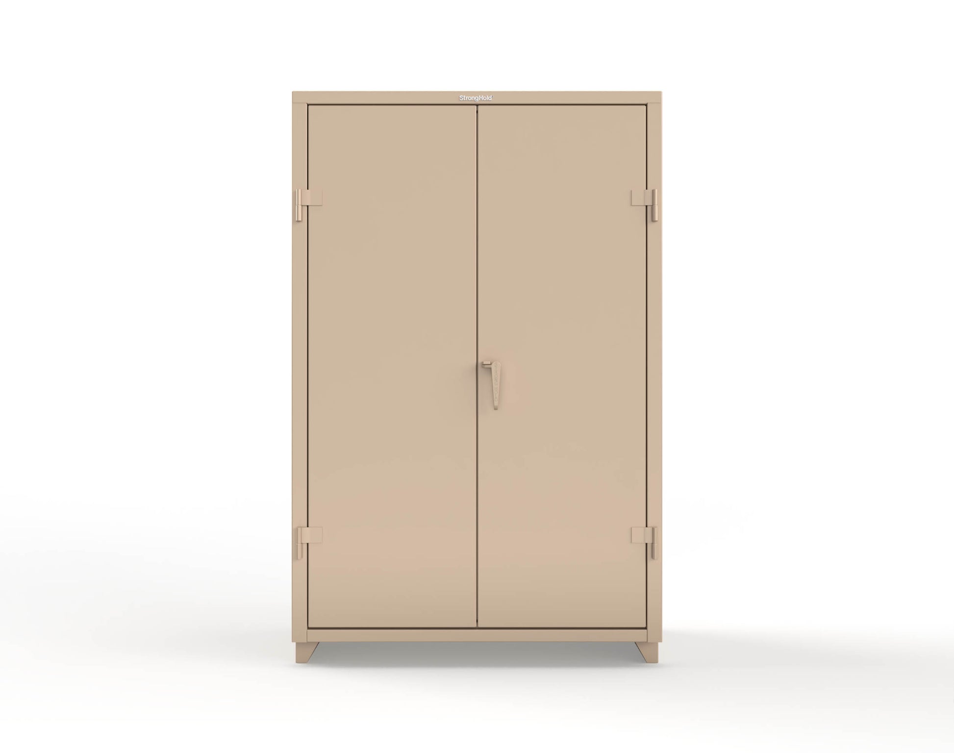 Extra Heavy Duty 14 GA Uniform Cabinet with Hanger Rod, 1 Shelf - 48 In. W x 24 In. D x 75 In. H - 46-WR-241-L-1019