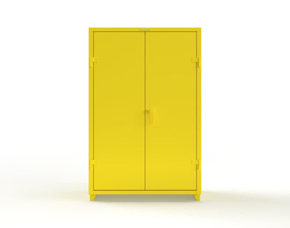 Extra Heavy Duty 14 GA Uniform Cabinet with Hanger Rod, 1 Shelf - 48 In. W x 24 In. D x 75 In. H - 46-WR-241-L-1021