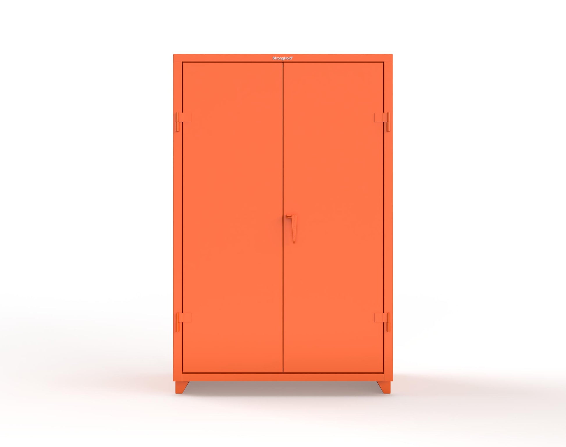 Extra Heavy Duty 14 GA Uniform Cabinet with Hanger Rod, 1 Shelf - 48 In. W x 24 In. D x 75 In. H - 46-WR-241-L-2009