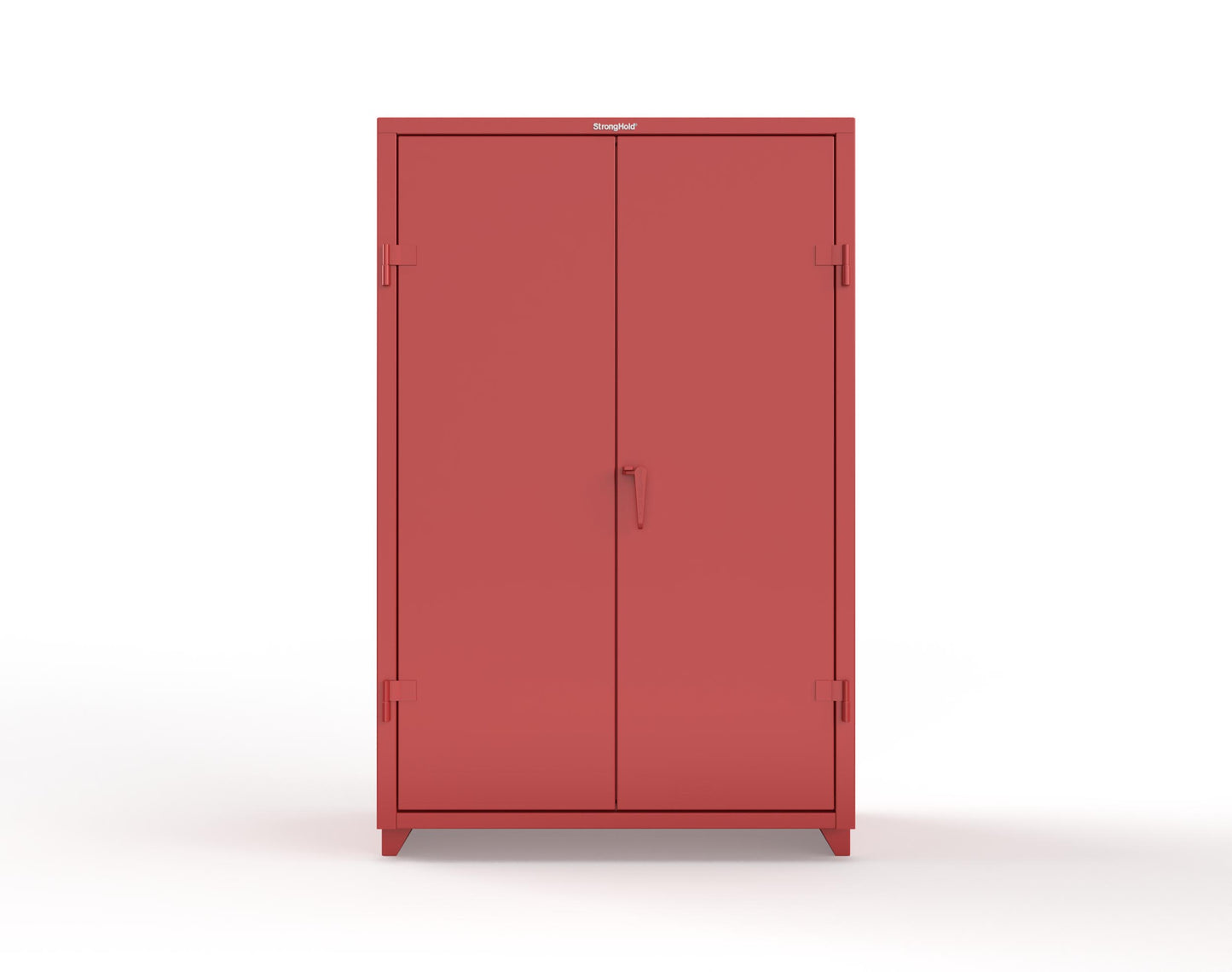 Extra Heavy Duty 14 GA Uniform Cabinet with Hanger Rod, 1 Shelf - 48 In. W x 24 In. D x 75 In. H - 46-WR-241-L-3001