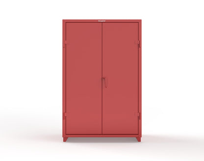 Extra Heavy Duty 14 GA Uniform Cabinet with Hanger Rod, 1 Shelf - 48 In. W x 24 In. D x 75 In. H - 46-WR-241-L-3001