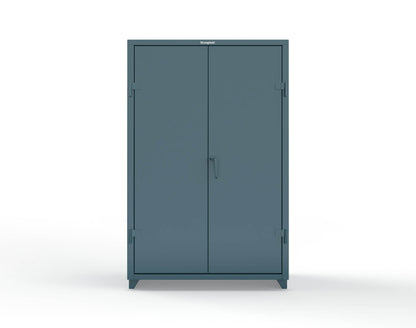 Extra Heavy Duty 14 GA Uniform Cabinet with Hanger Rod, 1 Shelf - 48 In. W x 24 In. D x 75 In. H - 46-WR-241-L-5001