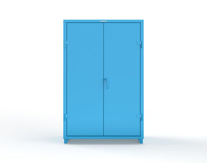 Extra Heavy Duty 14 GA Uniform Cabinet with Hanger Rod, 1 Shelf - 48 In. W x 24 In. D x 75 In. H - 46-WR-241-L-5012