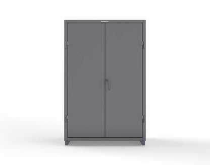Extra Heavy Duty 14 GA Uniform Cabinet with Hanger Rod, 1 Shelf - 48 In. W x 24 In. D x 75 In. H - 46-WR-241-L-7024