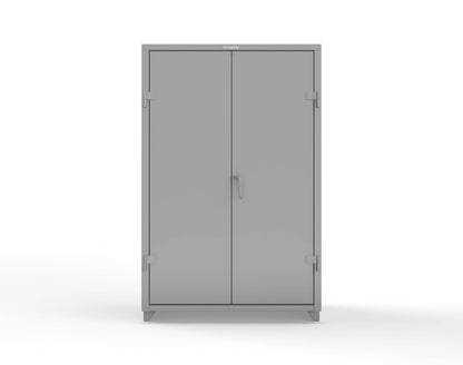 Extra Heavy Duty 14 GA Uniform Cabinet with Hanger Rod, 1 Shelf - 48 In. W x 24 In. D x 75 In. H - 46-WR-241-L-7037