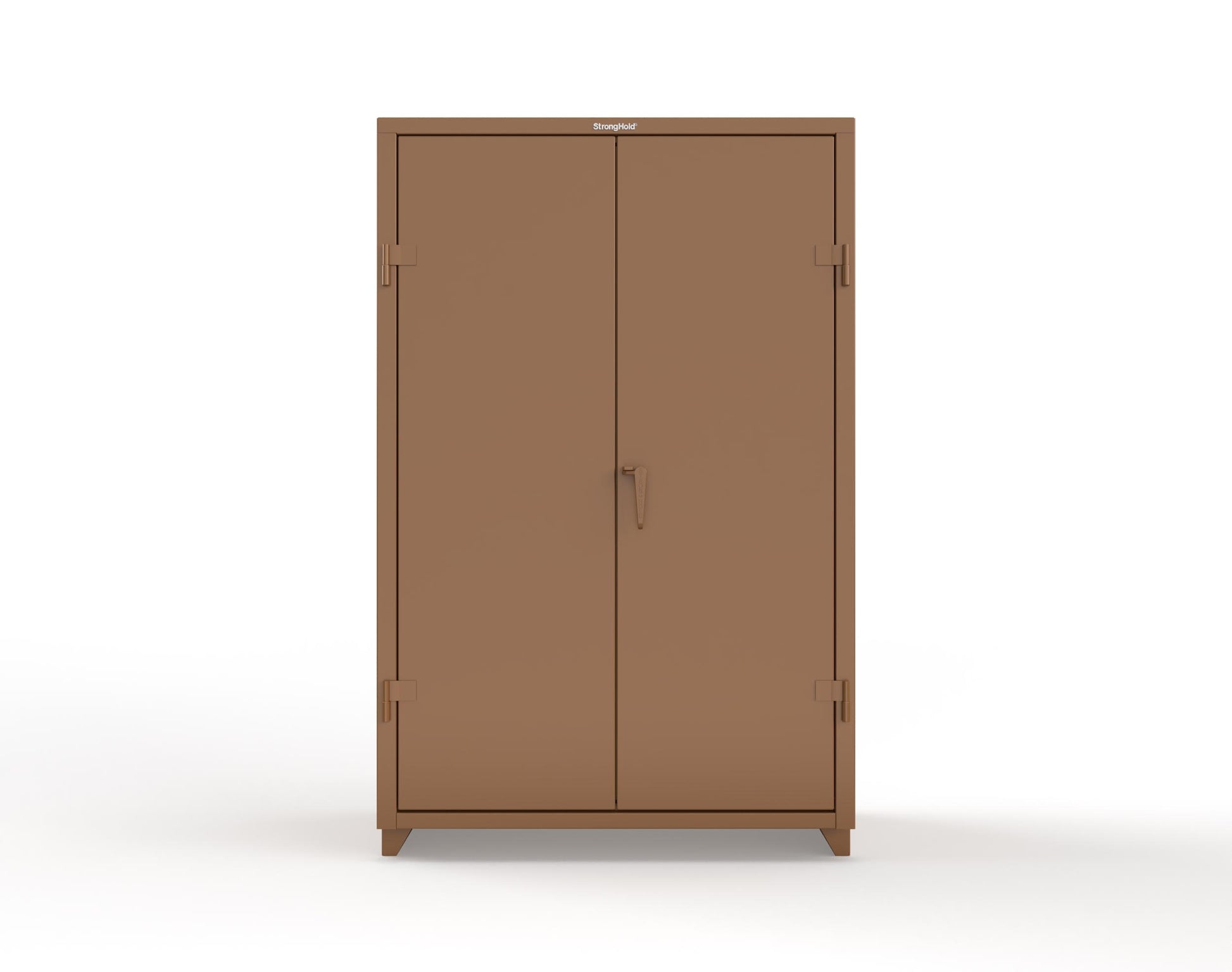 Extra Heavy Duty 14 GA Uniform Cabinet with Hanger Rod, 1 Shelf - 48 In. W x 24 In. D x 75 In. H - 46-WR-241-L-8008