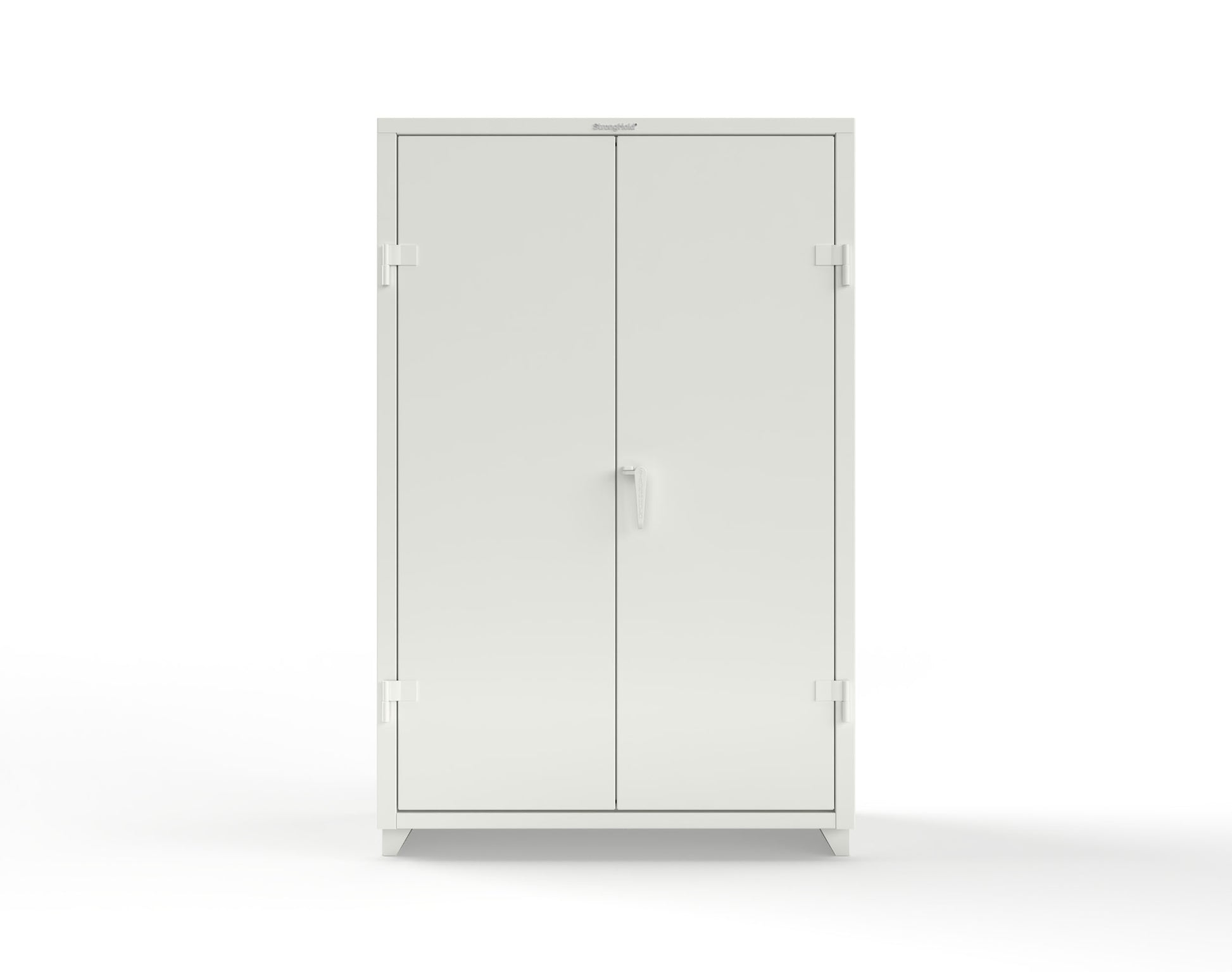Extra Heavy Duty 14 GA Uniform Cabinet with Hanger Rod, 1 Shelf - 48 In. W x 24 In. D x 75 In. H - 46-WR-241-L-9003