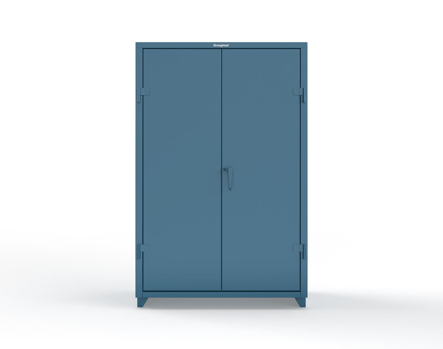 Extra Heavy Duty 14 GA Uniform Cabinet with Hanger Rod, 1 Shelf - 48 In. W x 24 In. D x 75 In. H - 46-WR-241-L-5001