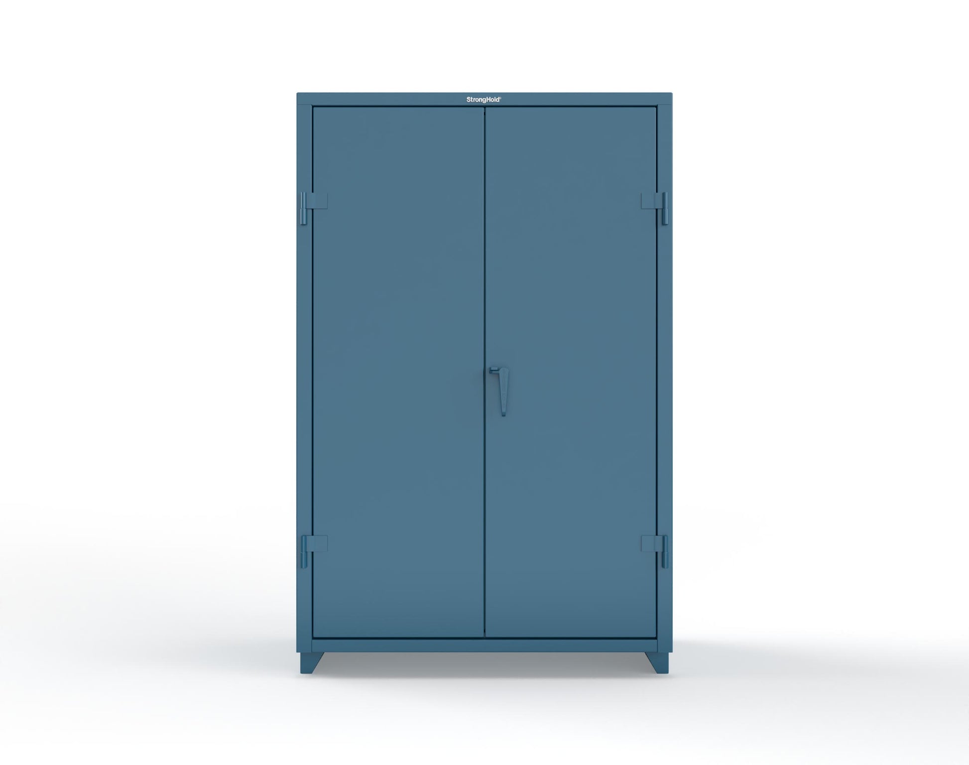 Extra Heavy Duty 14 GA Uniform Cabinet with Hanger Rod, 1 Shelf - 48 In. W x 24 In. D x 75 In. H - 46-WR-241-L-5001