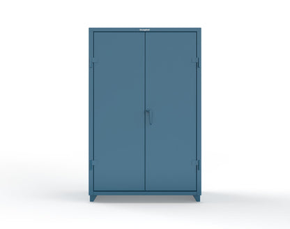 Extra Heavy Duty 14 GA Uniform Cabinet with Hanger Rod, 1 Shelf - 48 In. W x 24 In. D x 75 In. H - 46-WR-241-L-5001