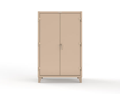 Extreme Duty 12 GA Uniform Cabinet with Hanger Rod, 1 Shelf - 48 In. W x 24 In. D x 78 In. H - 46-WR-241-1019