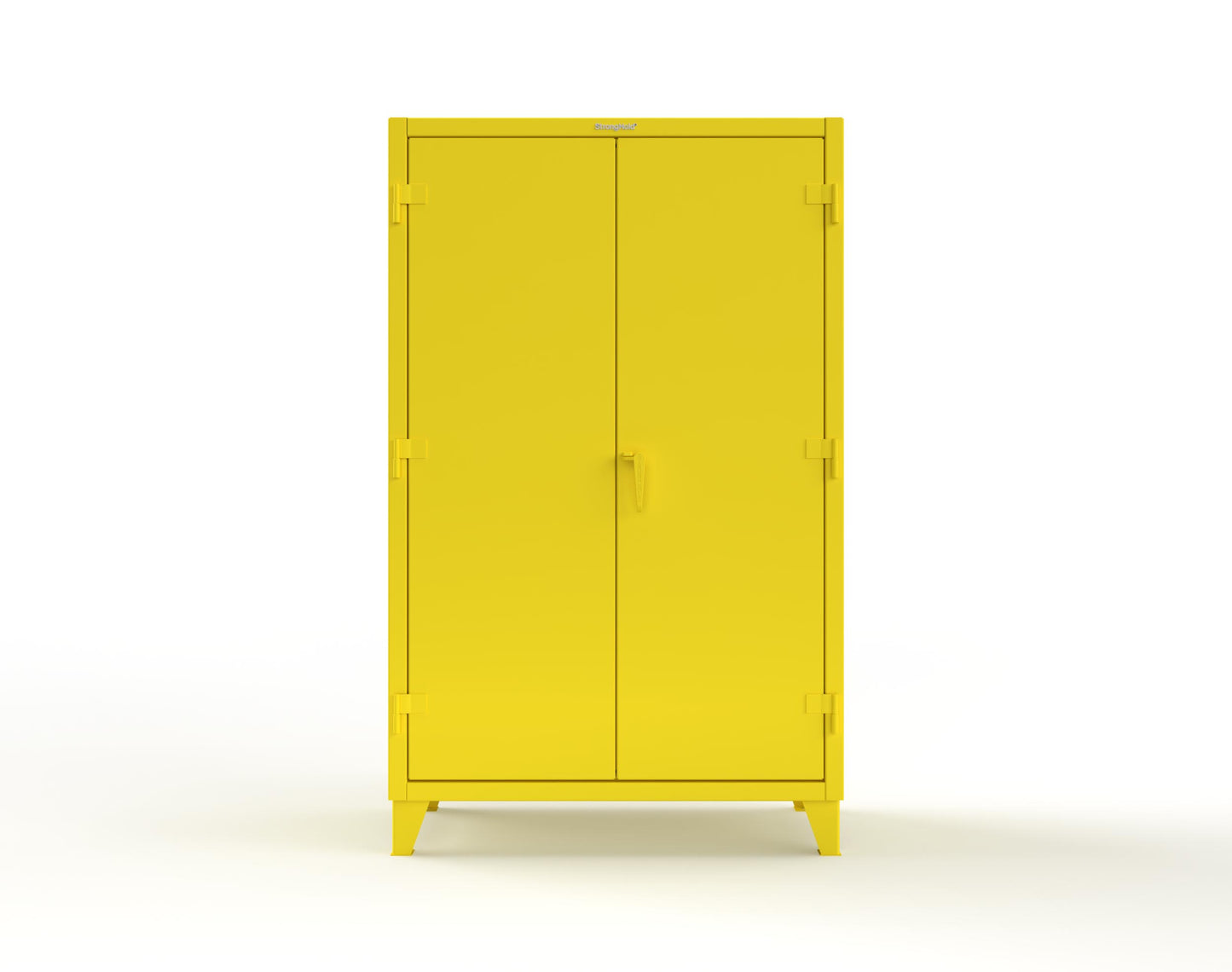 Extreme Duty 12 GA Uniform Cabinet with Hanger Rod, 1 Shelf - 48 In. W x 24 In. D x 78 In. H - 46-WR-241-1021