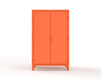 Extreme Duty 12 GA Uniform Cabinet with Hanger Rod, 1 Shelf - 48 In. W x 24 In. D x 78 In. H - 46-WR-241-2009