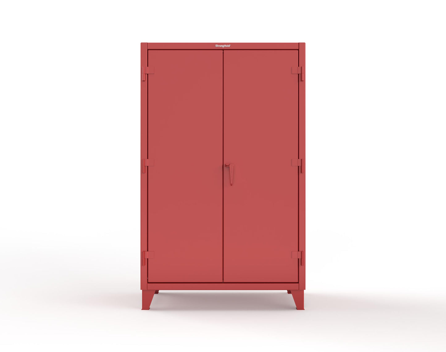 Extreme Duty 12 GA Uniform Cabinet with Hanger Rod, 1 Shelf - 48 In. W x 24 In. D x 78 In. H - 46-WR-241-3001