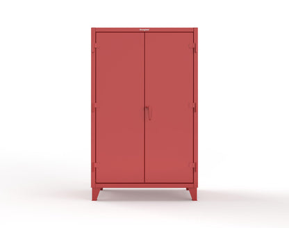 Extreme Duty 12 GA Uniform Cabinet with Hanger Rod, 1 Shelf - 48 In. W x 24 In. D x 78 In. H - 46-WR-241-3001