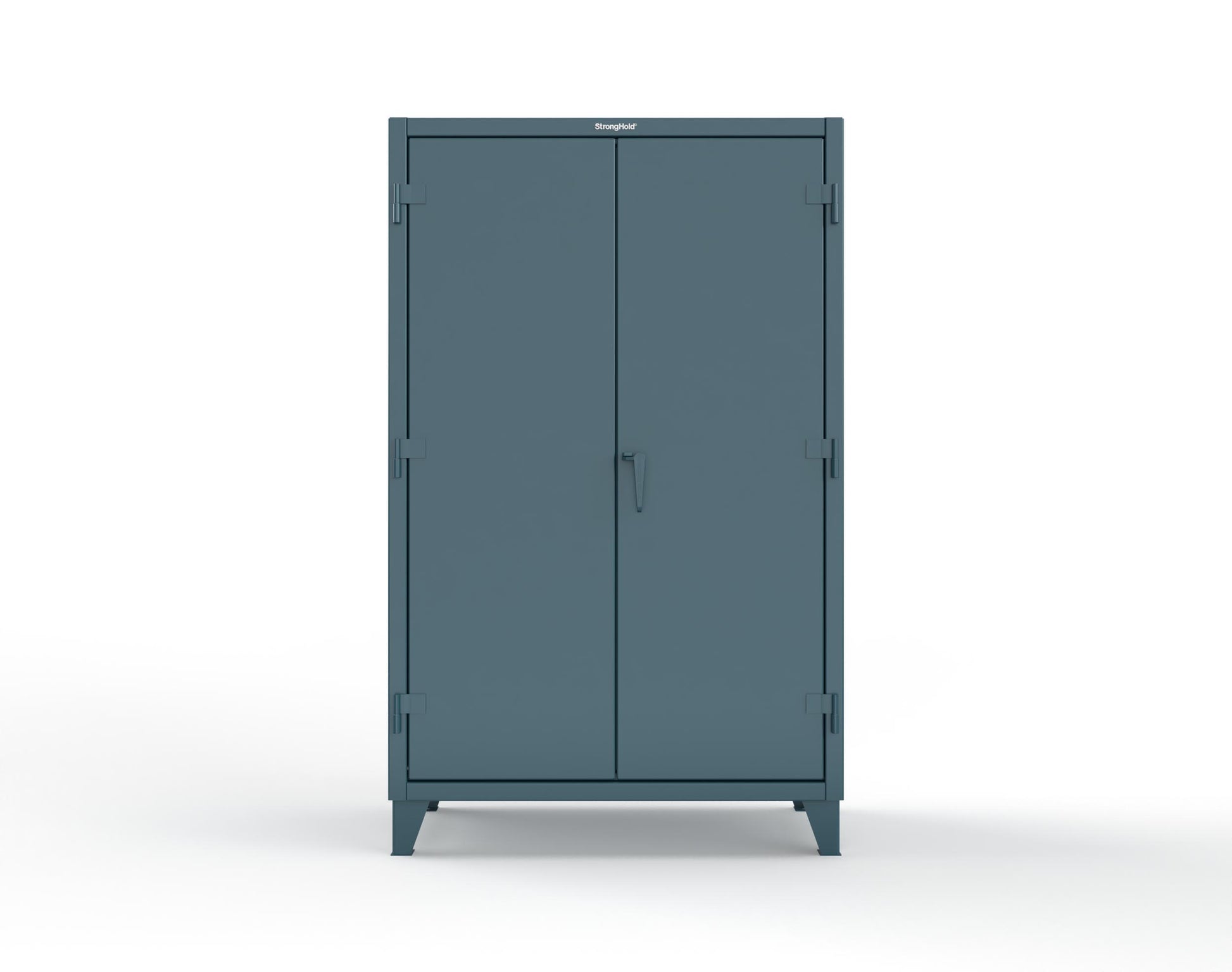 Extreme Duty 12 GA Uniform Cabinet with Hanger Rod, 1 Shelf - 48 In. W x 24 In. D x 78 In. H - 46-WR-241-5001