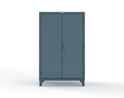 Extreme Duty 12 GA Uniform Cabinet with Hanger Rod, 1 Shelf - 48 In. W x 24 In. D x 78 In. H - 46-WR-241-5001