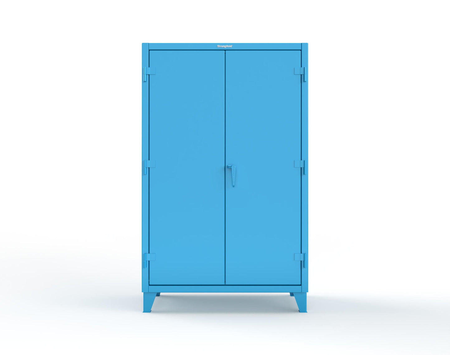Extreme Duty 12 GA Uniform Cabinet with Hanger Rod, 1 Shelf - 48 In. W x 24 In. D x 78 In. H - 46-WR-241-5012