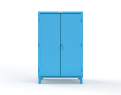 Extreme Duty 12 GA Uniform Cabinet with Hanger Rod, 1 Shelf - 48 In. W x 24 In. D x 78 In. H - 46-WR-241-5012