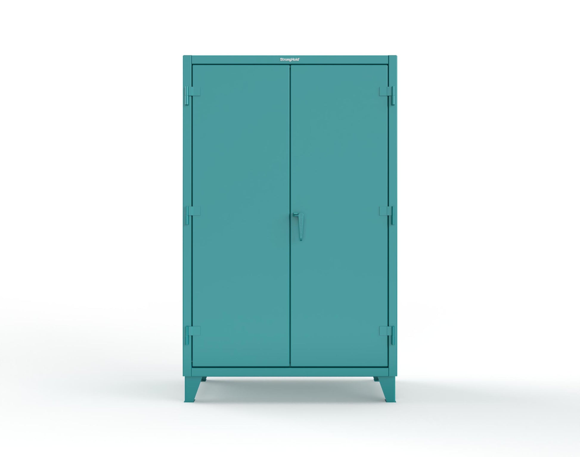 Extreme Duty 12 GA Uniform Cabinet with Hanger Rod, 1 Shelf - 48 In. W x 24 In. D x 78 In. H - 46-WR-241-5021