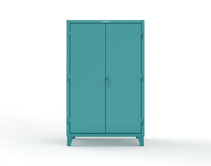 Extreme Duty 12 GA Uniform Cabinet with Hanger Rod, 1 Shelf - 48 In. W x 24 In. D x 78 In. H - 46-WR-241-5021