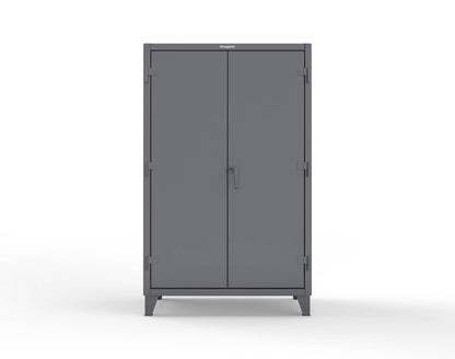 Extreme Duty 12 GA Uniform Cabinet with Hanger Rod, 1 Shelf - 48 In. W x 24 In. D x 78 In. H - 46-WR-241-7024