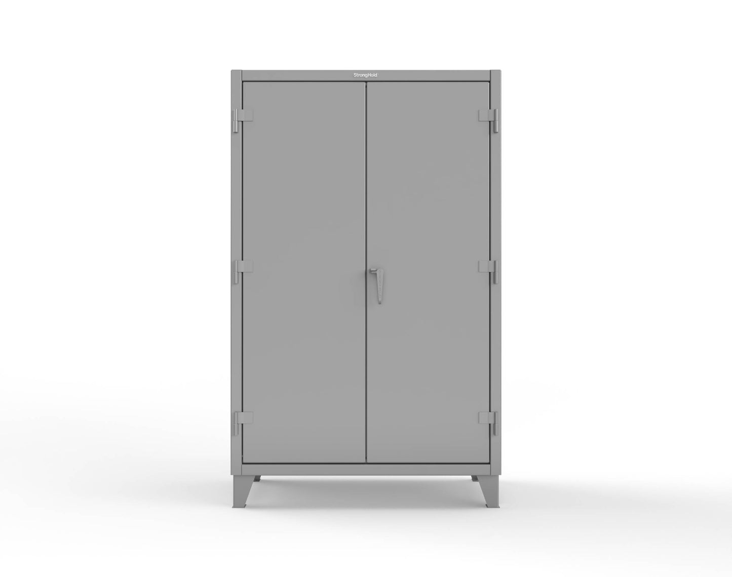 Extreme Duty 12 GA Uniform Cabinet with Hanger Rod, 1 Shelf - 48 In. W x 24 In. D x 78 In. H - 46-WR-241-7037