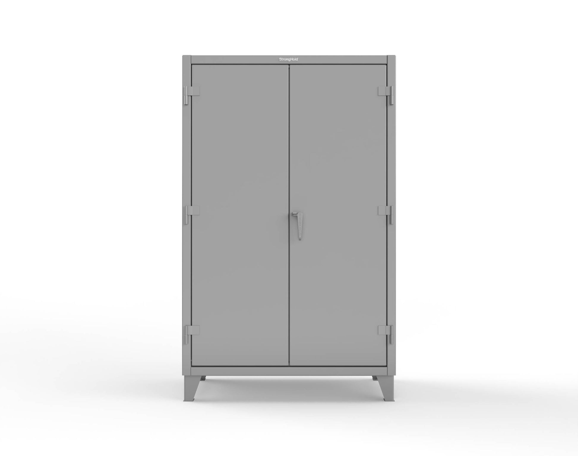 Extreme Duty 12 GA Uniform Cabinet with Hanger Rod, 1 Shelf - 48 In. W x 24 In. D x 78 In. H - 46-WR-241-7037