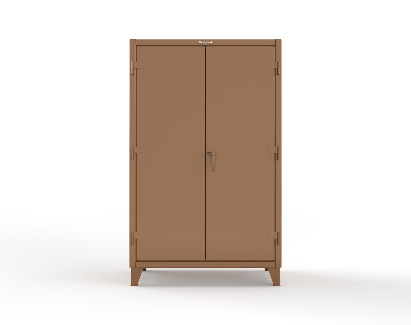 Extreme Duty 12 GA Uniform Cabinet with Hanger Rod, 1 Shelf - 48 In. W x 24 In. D x 78 In. H - 46-WR-241-8008