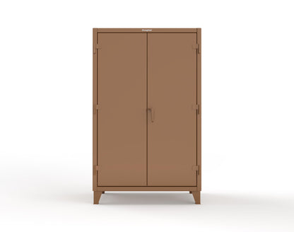 Extreme Duty 12 GA Uniform Cabinet with Hanger Rod, 1 Shelf - 48 In. W x 24 In. D x 78 In. H - 46-WR-241-8008