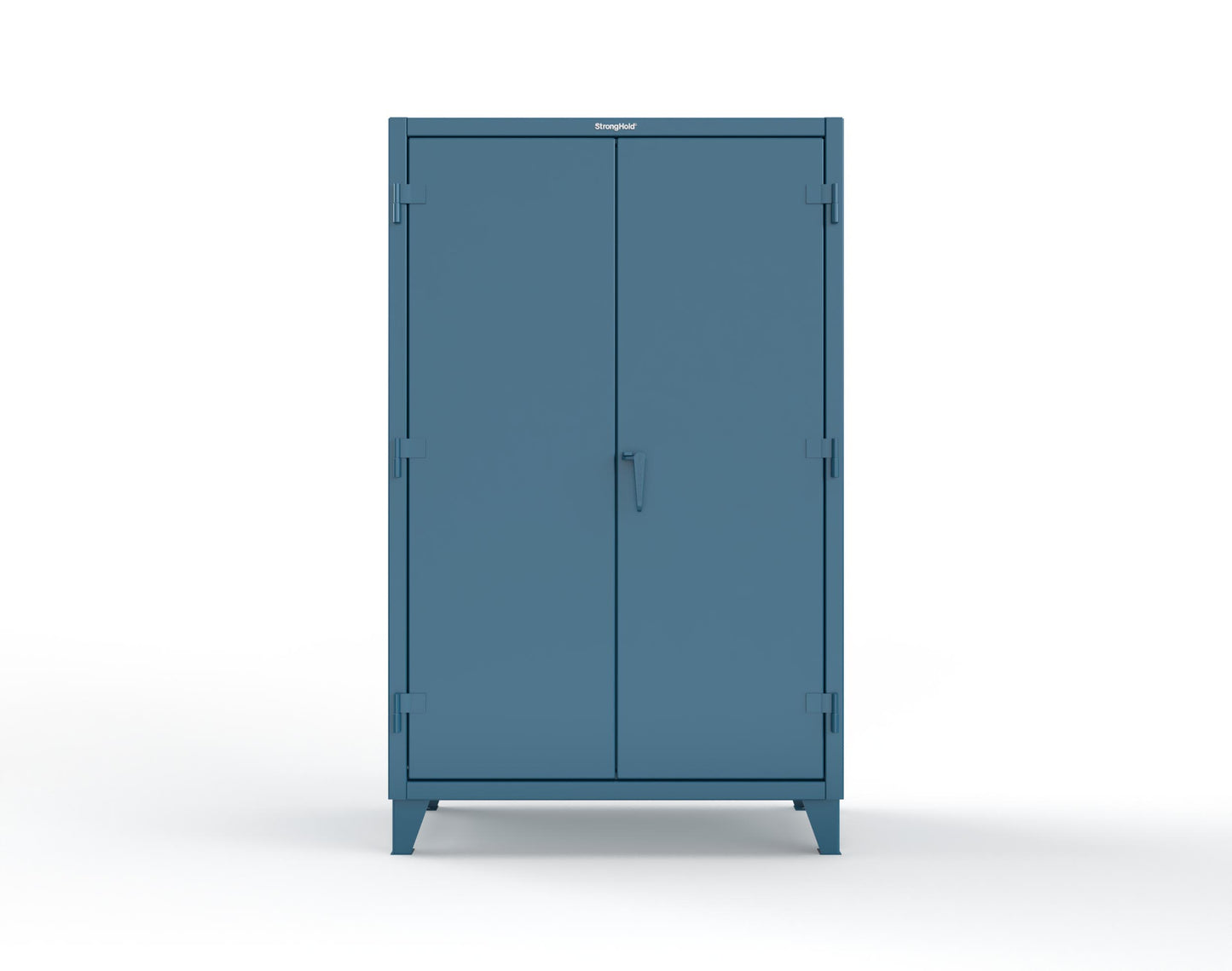 Extreme Duty 12 GA Uniform Cabinet with Hanger Rod, 1 Shelf - 48 In. W x 24 In. D x 78 In. H - 46-WR-241-5001