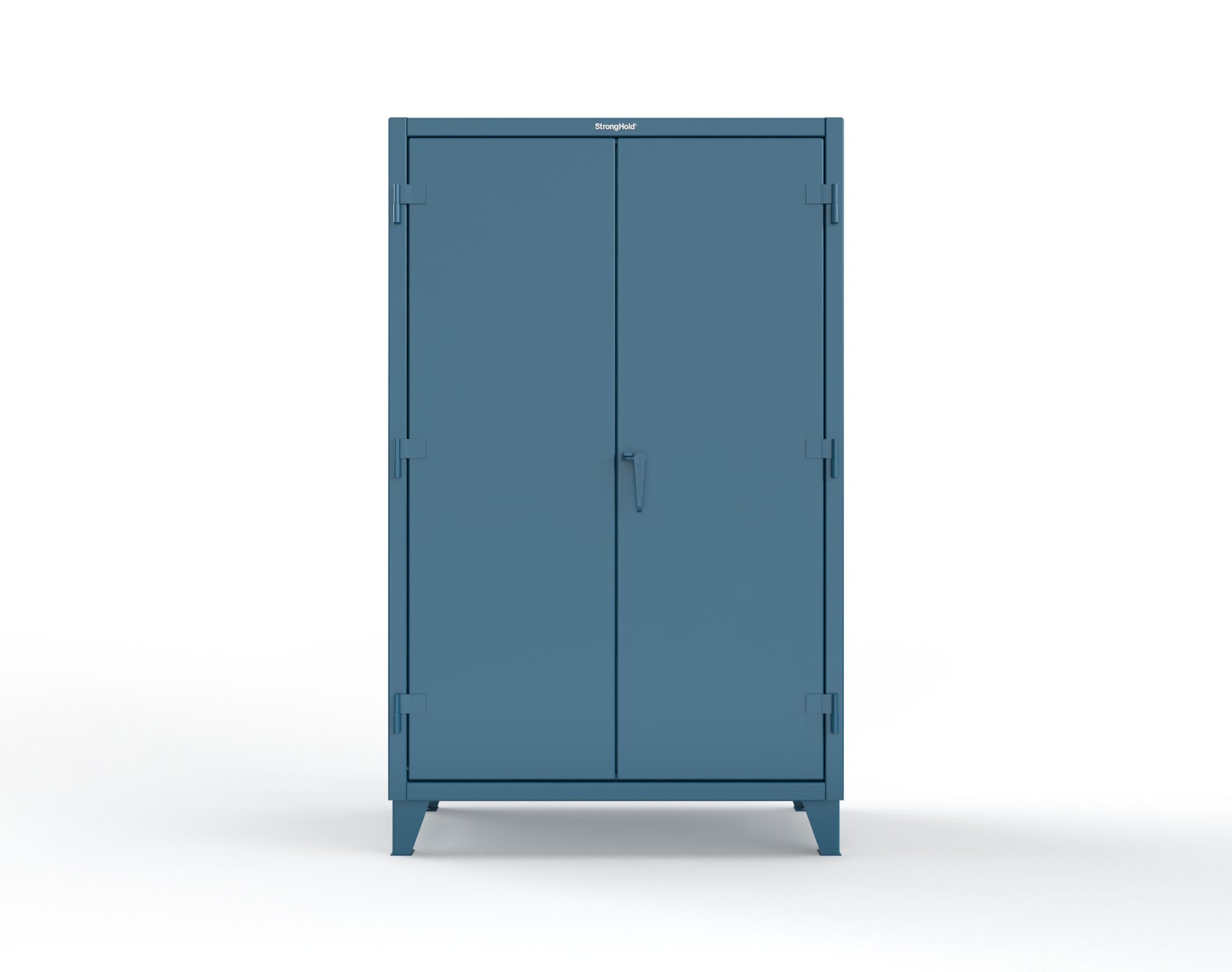 Extreme Duty 12 GA Uniform Cabinet with Hanger Rod, 1 Shelf - 48 In. W x 24 In. D x 78 In. H - 46-WR-241-5001