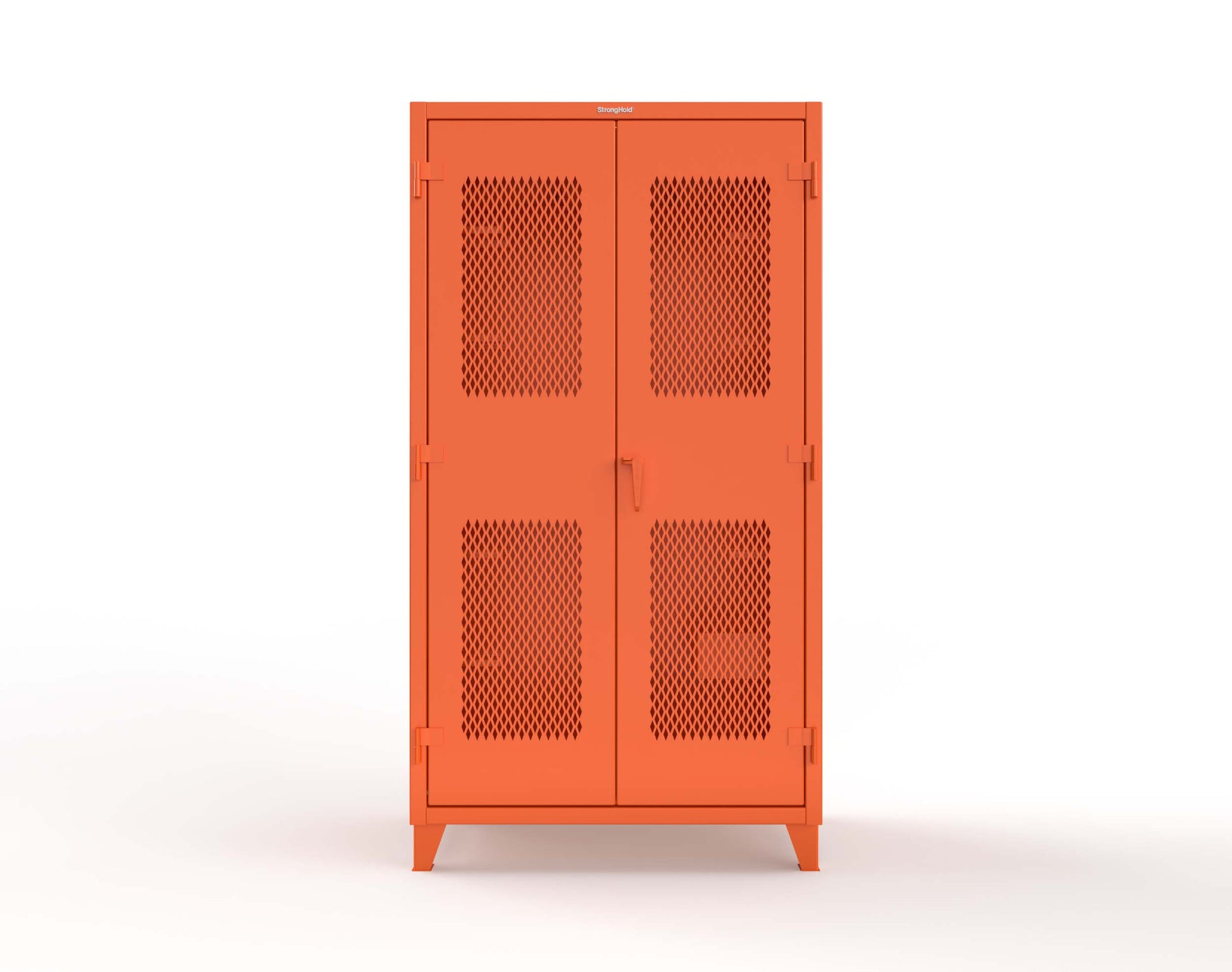 Extreme Duty 12 GA Rigging Cabinet with Ventilated Doors with Short & Long Hangers - 48 in. W x 24 in. D x 90 in. H - 47-VBS-240-21H-2009